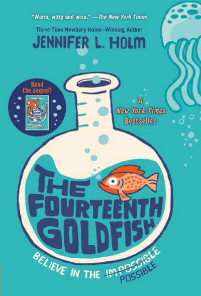 The Fourteenth Goldfish, book cover.