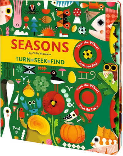 Seasons: Turn Seek Find, book.