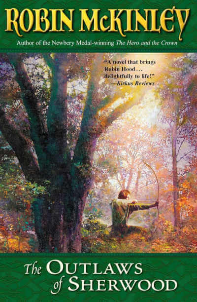 The Outlaws of Sherwood by Robin McKinley book cover.