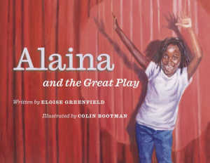 Alaina and the Great Play, book cover.