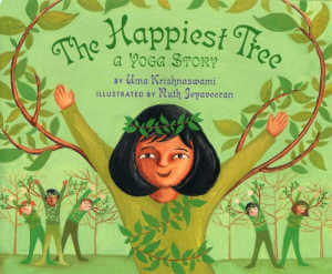 The Happiest Tree: A Yoga Story, book cover.
