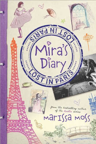 Mira's Diary: Lost in Paris, book cover.