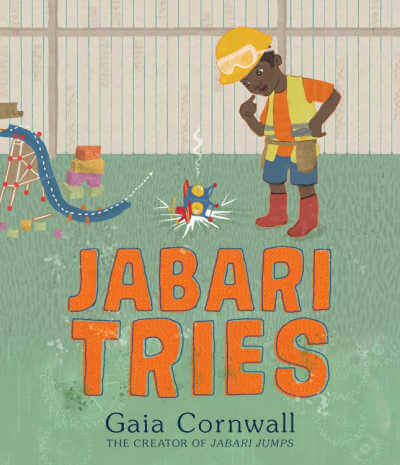 Jabari Tries, book cover.
