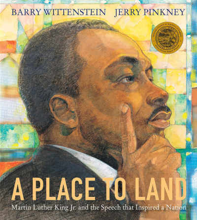 A Place to Land, book cover with MLK, Jr.