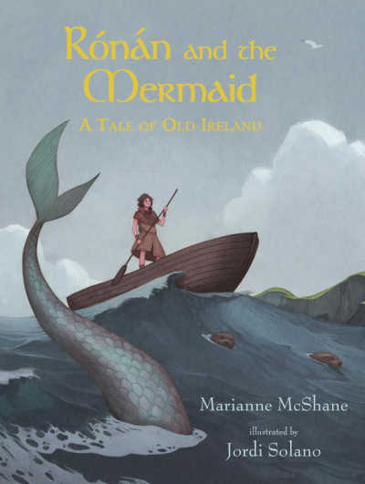 Ronan and the Mermaid, Irish folktale picture book cover.