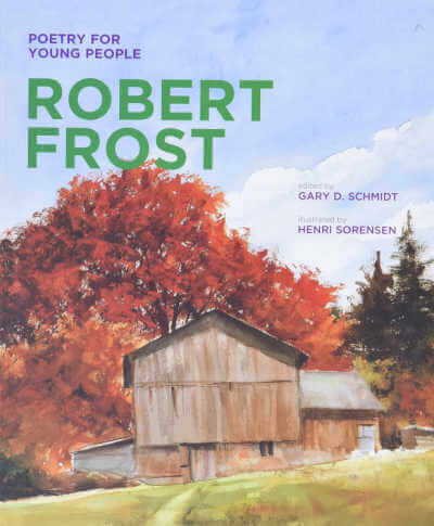 Poetry for Young People Robert Frost book cover.