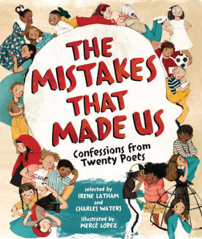 Book cover for The Mistakes that Made Us with illustrations of children engaged in various activities.