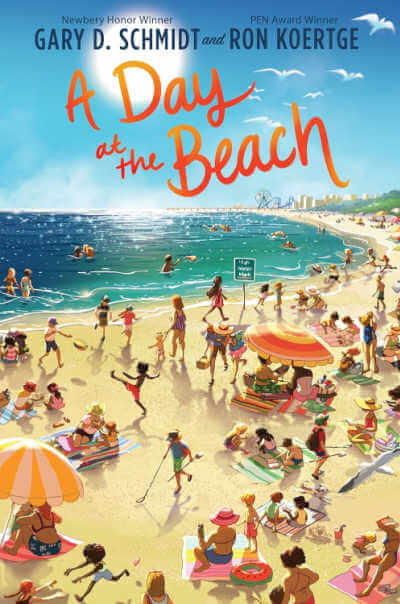 A Day at the Beach, book cover.