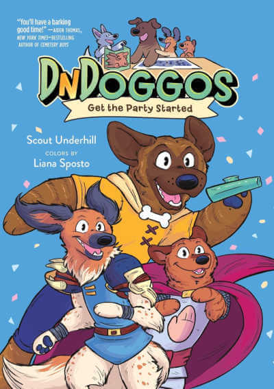 Book cover for DnDoggos Get the Party Started.
