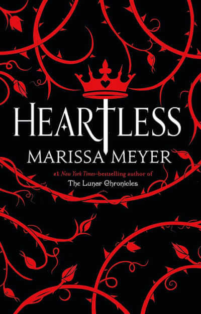 Book cover for Heartless by Marissa Meyer