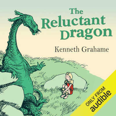 Audiobook cover of The Reluctant Dragon.