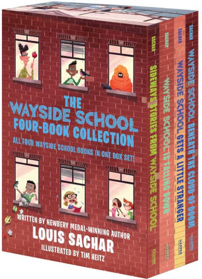 Box set of four Wayside School books.