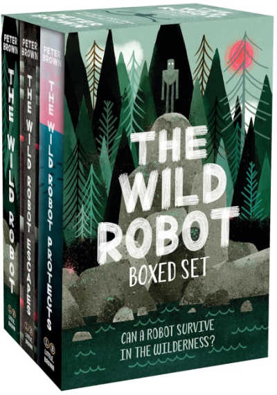 Box set of three books for The Wild Robot series.