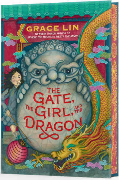 Book cover for collector's edition of The Gate, the Girl, and the Dragon.