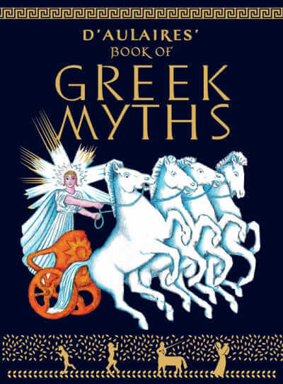 Book cover for D'Aulaires' Book of Greek Myths