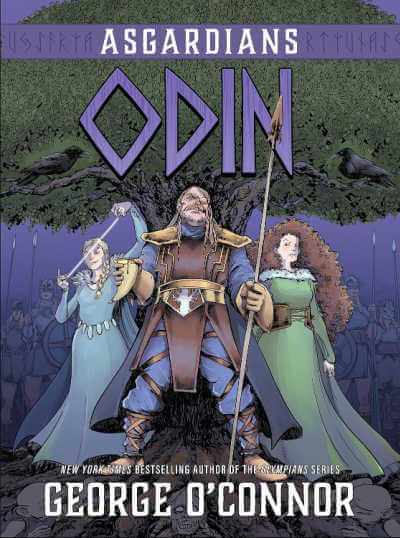 Book cover for Asgardians: Odin, graphic novel.